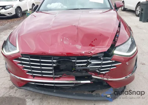 2023 Hyundai Sonata Hybrid Blue из США, поврежденный, VIN KMHL24JJ8PA080461